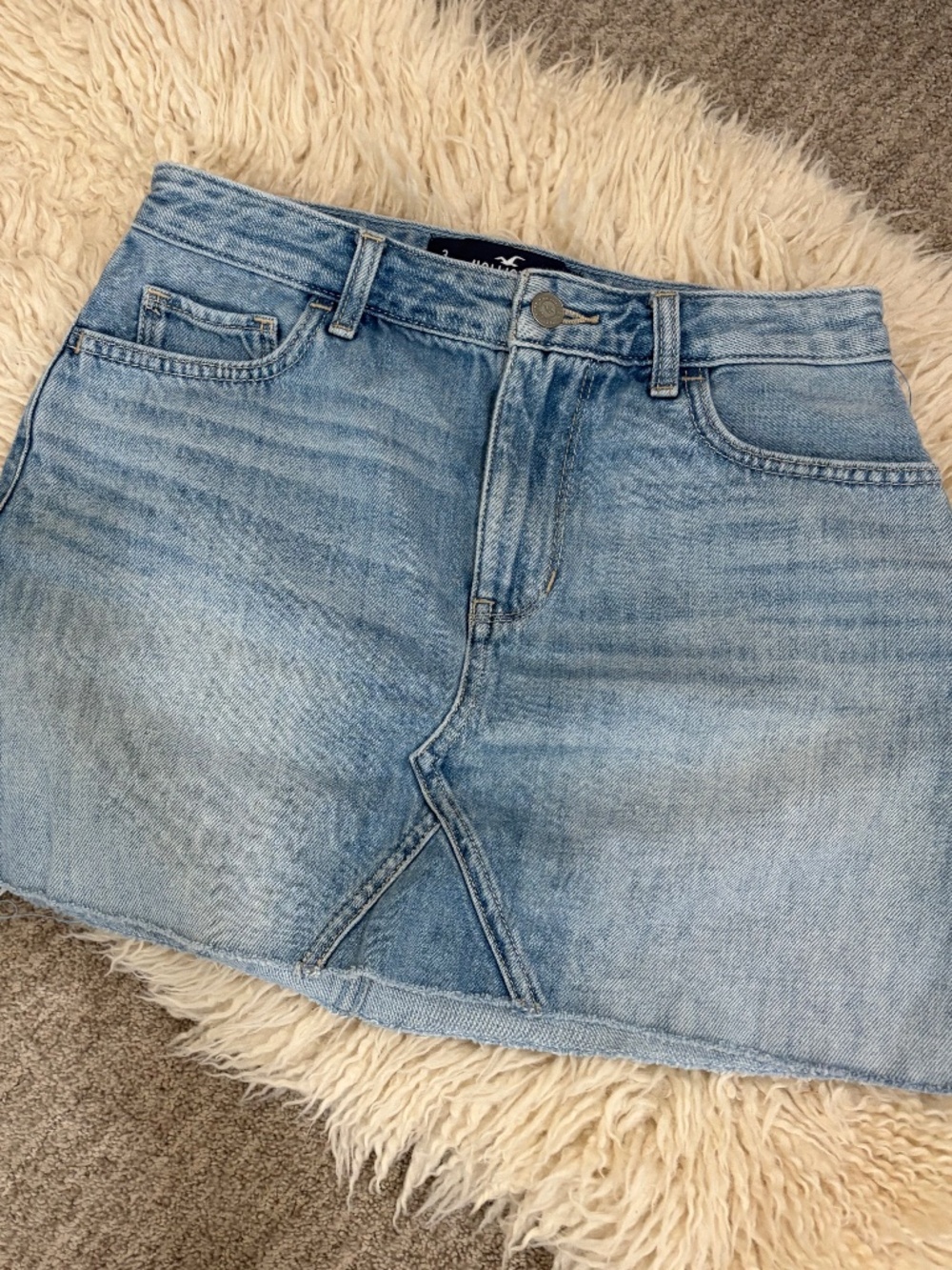 Holister jean skirt